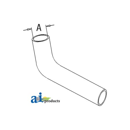 A & I Products Radiator Hose, Top 10" x2" x2" A-544130M2